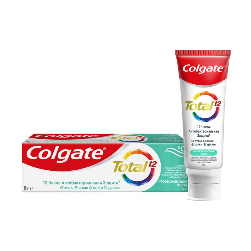 Зубная паста "Total 12", Colgate, 80 г, в ассортименте