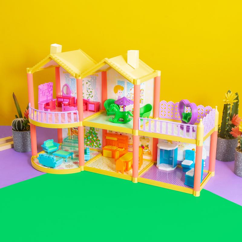 Домики для кукол маленькие детские игровые с мебелью по недорогой цене купить.