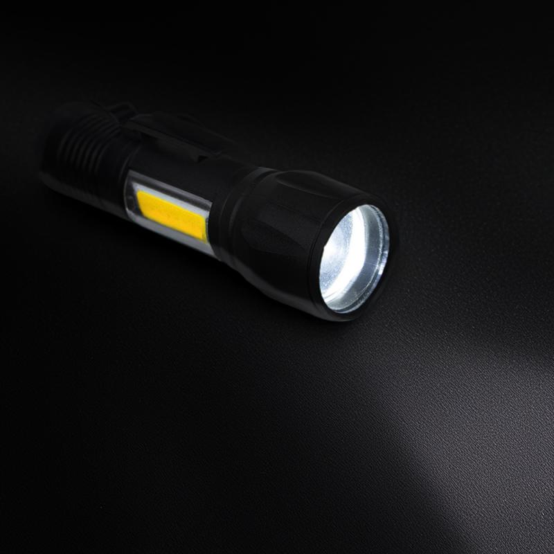 Фонарь светодиодный аккумуляторный в кейсе с кабелем USB, FLARX