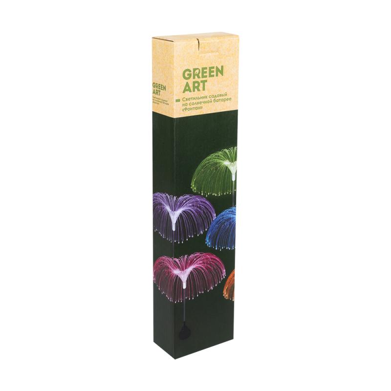 Светильник садовый на солнечной батарее "Фонтан", GreenArt, 30х73 см