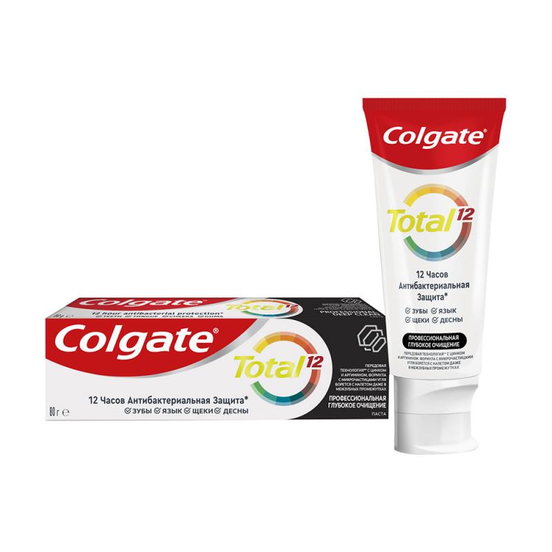 Зубная паста "Total 12", Colgate, 80 г, в ассортименте