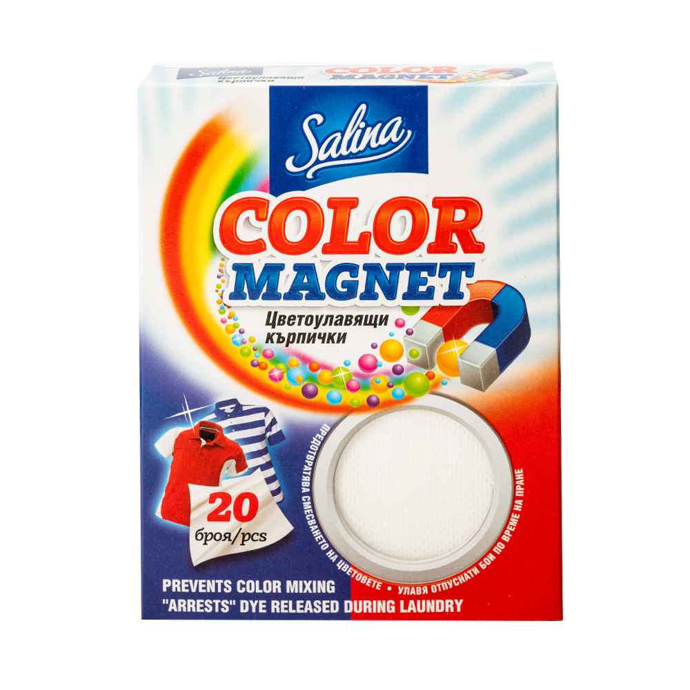 Салфетки для стирки против окрашивания, Salina Colour, 20 шт. - купить ...