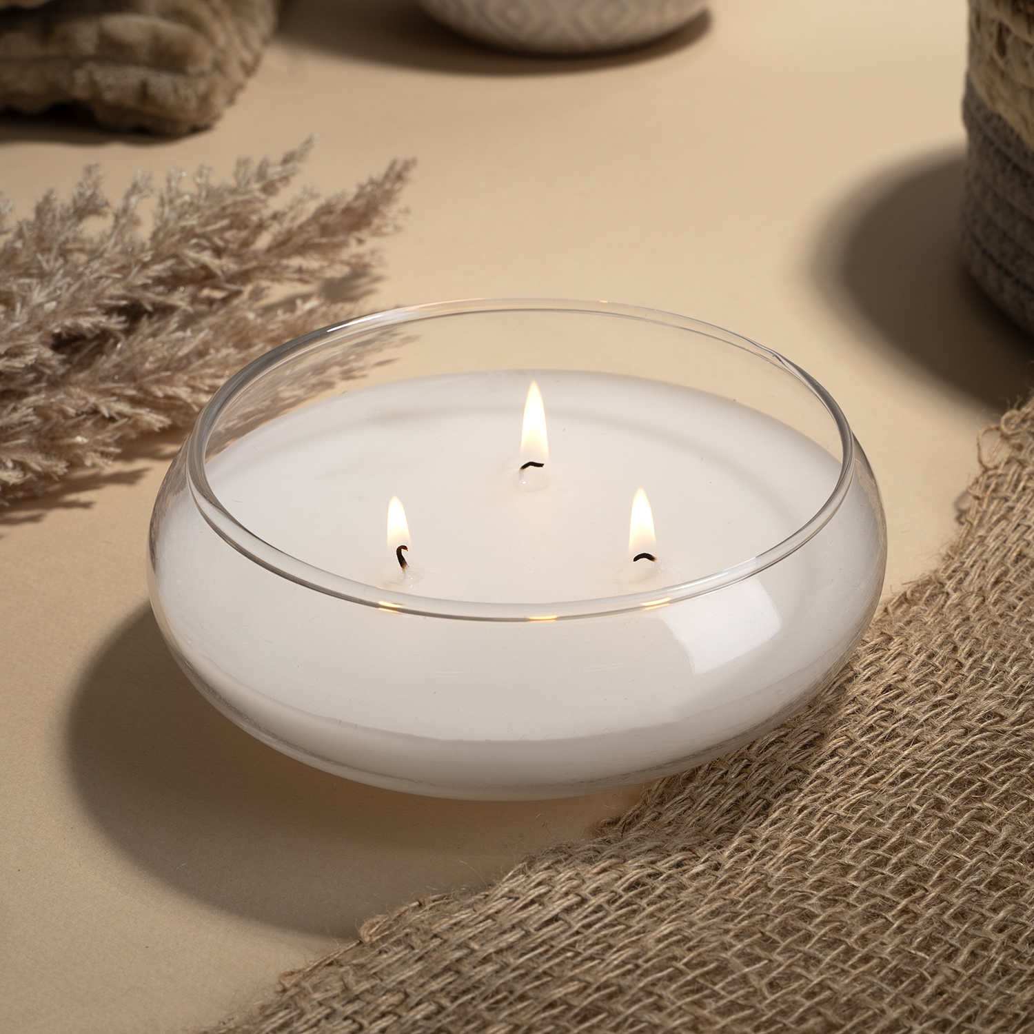 Ароматическая свеча в стакане с 3 фитилями "Гранде", в ассортименте ...