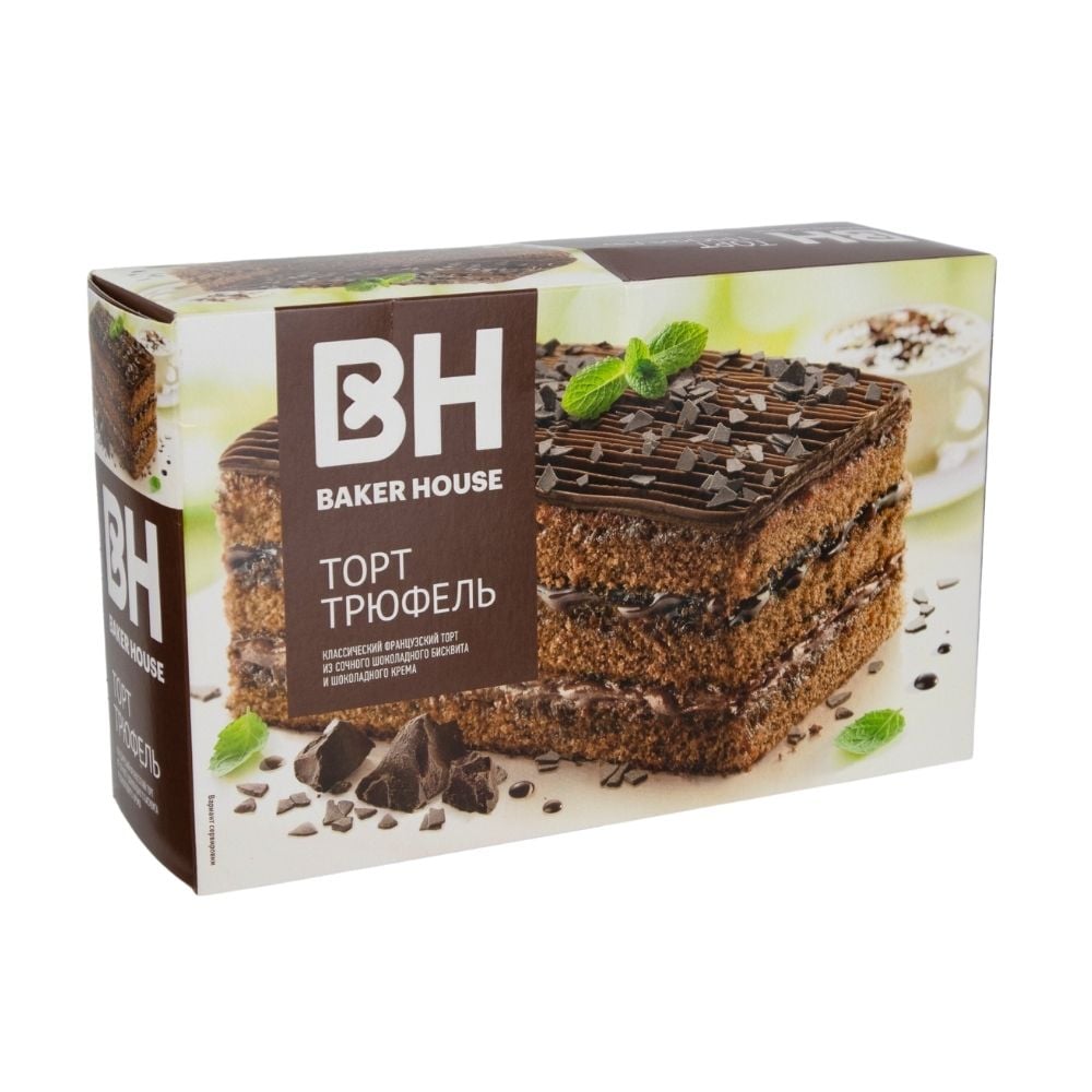 Торт Baker House Трюфель 350г - купить через интернет-витрину Fix Price ...