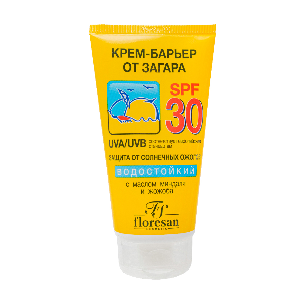 Крем–барьер от загара SPF 30, Floresan, 100 мл - купить через  интернет-витрину Fix Price Беларусь в г. Минск по цене 4 руб