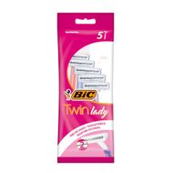 Станок бритвенный одноразовый "Twin lady", BIC, 5 шт.