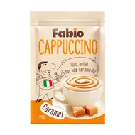 Напиток кофейный "Cappuccino", Fabio, растворимый, со вкусом карамели, 100 г
