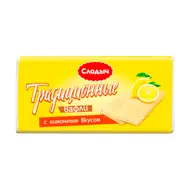 Вафли "Традиционные", Слодыч, 100 г, с лимонным вкусом