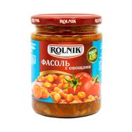 Фасоль с овощами, ROLNIK, 430 г