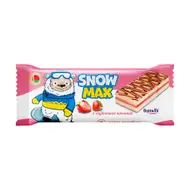 Бисквитное пирожное "Snow Max", Витьба, с клубничной начинкой, 30 г