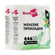 Прокладки "Normal Soft", Выгода, 9 шт.
