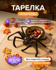 Тарелка "Паучок", в ассортименте