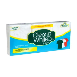 Мыло хозяйственное "Clean & White", DURU, 110 г, 3 шт.