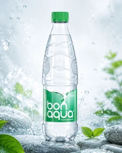 Вода питьевая, BonAqua, среднегазированная, 0,5 л