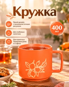 Кружка, O’Kitchen, 400 мл, в ассортименте