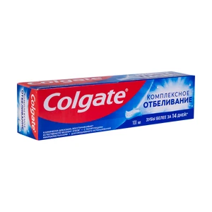 Зубная паста "Комплексное отбеливание", Colgate, 100 мл
