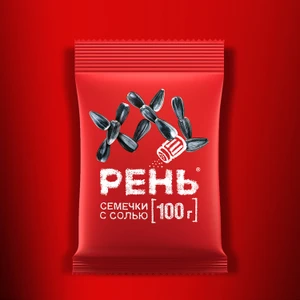 Семечки с солью, Рень, жареные, 100 г