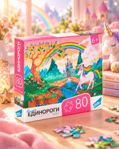 Пазл, 80 элементов, в ассортименте