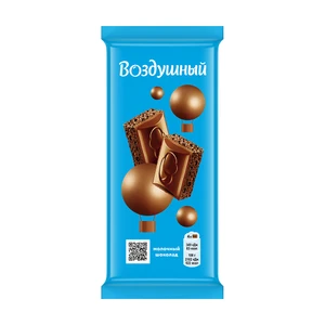 Шоколад молочный пористый "Воздушный", 80 г, в ассортименте