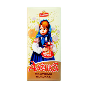 Шоколад молочный "Алёнка", Спартак, 85 г