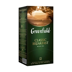 Чай чёрный в пакетиках "Classic breakfast", Greenfield, 25 шт.