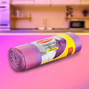Пакеты для мусора с завязками, BonHome, 35 л, 20 шт.