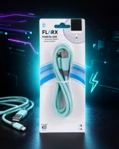 Кабель USB, FLARX, 100 см, в ассортименте