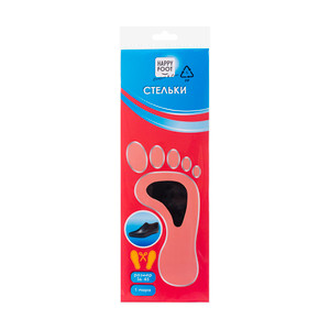 Стельки, Happy Foot, 1 пара, в ассортименте
