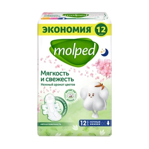 Прокладки "Night", Molped, 12 шт.