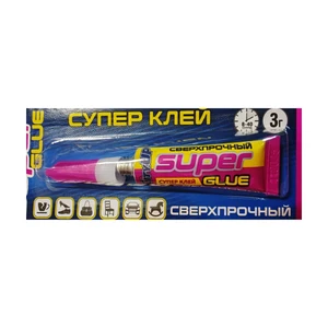 Супер-клей быстродействующий "Super Glue", City Up, 3 г