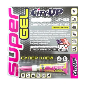 Супер-клей "Гель-профи", City Up, 3 г
