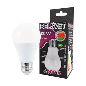 Лампа светодиодная LED-M A60, 12 Вт, Belsvet