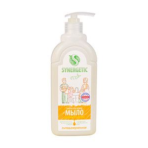Жидкое мыло, SYNERGETIC, 0,4 л, в ассортименте