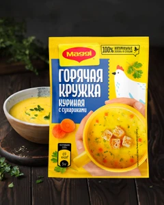 Суп куриный с сухариками, Maggi, 19 г