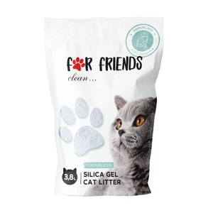 Наполнитель для туалета силикагелевый, For Friends, 3,8 л