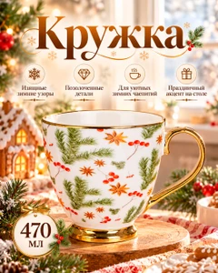 Кружка, O’Kitchen, 470 мл, в ассортименте