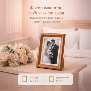 Фоторамка, 10х15 см, в ассортименте