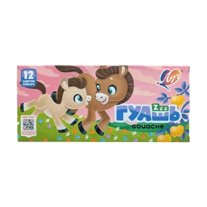 Гуашь "ZOO", Луч, 12 цветов