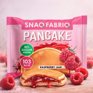 Панкейк неглазированный, SNAQ FABRIQ, с малиновым джемом, 45 г