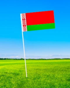 Флажок Республики Беларусь, 24,5х35,5х0,5 см