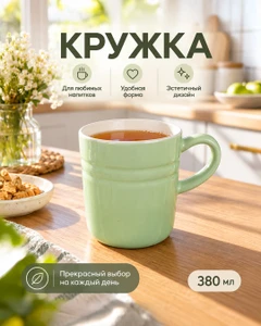 Кружка, O'Kitchen, 380 мл, в ассортименте
