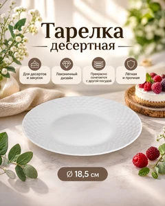 Тарелка десертная, O'Kitchen, 18,5 см