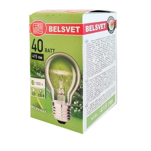 Лампа накаливания, Belsvet, 230 В, Е27