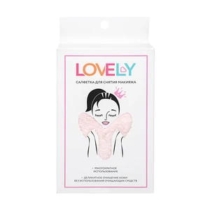Салфетка для снятия макияжа, Lovely, в ассортименте