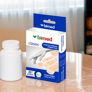 Пластыри медицинский, Bimed, 20 шт., в ассортименте