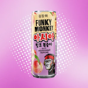 Напиток газированный, Funky Monkey, безалкогольный, 0,33 л, в ассортименте