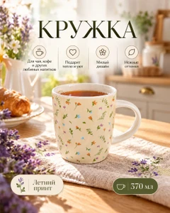Кружка, O'Kitchen, 370 мл, в ассортименте