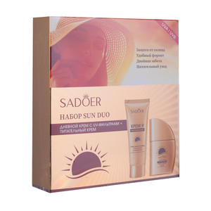Набор кремов, Sadoer Sun Duo, 30 г, 40 г