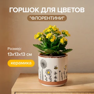 Горшок для цветов "Флорентини", в ассортименте