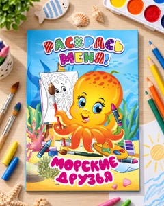 Раскраска, A5, в ассортименте